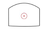 Sig Sauer Romeo X Enclosed Reflex Sight Circle Dot Pro Footprint SORX1300 - Image 1 of 3