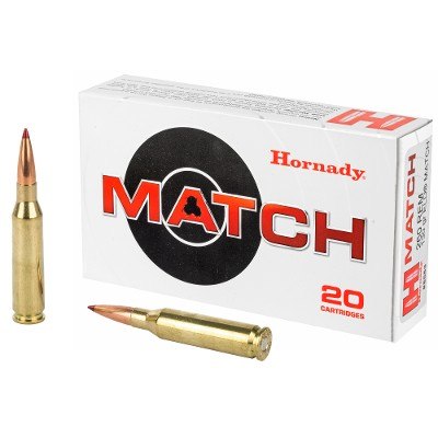Hornady ELD Match 260 Rem Ammo 130 grain ELD-M Case of 200 Rounds - Image 1 of 1