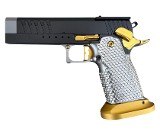 Masterpiece Arms DS9 Hybrid Limited LOC V2 9mm Matte Silver, Black & Gold 2011 Optics Ready DS9LIMITED-LOCV2 - 2 of 2