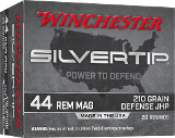Winchester Silvertip 44 Magnum Ammo 210 grain JHP Case of 200 Rounds W44MST - Image 1 of 1