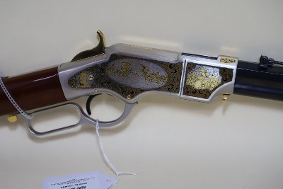 Uberti 1860 Henry / America Remembers “Mort Künstler” Civil War Sesquicentennial Tribute Henry — Limited Edition 1 of 300, .44-40, 24 1/4