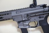Christensen Arms CA9 9mm AR Pistol – Gray Finish, Odin Works Brace, MBUS Sights - Image 6 of 6