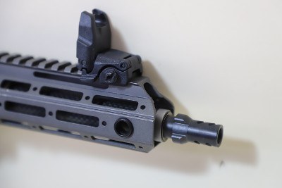 Christensen Arms CA9 9mm AR Pistol – Gray Finish, Odin Works Brace, MBUS Sights - Image 2 of 6