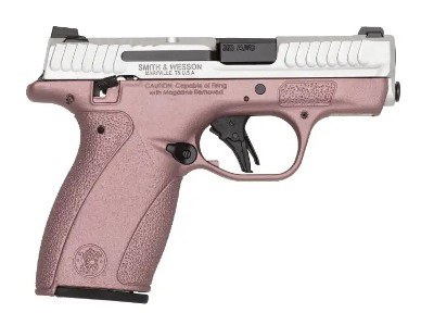 Smith & Wesson M&P Bodyguard 2.0 380 ACP Blush & Silver 12 Round Capacity Thumb Safety 14615 - Image 1 of 1