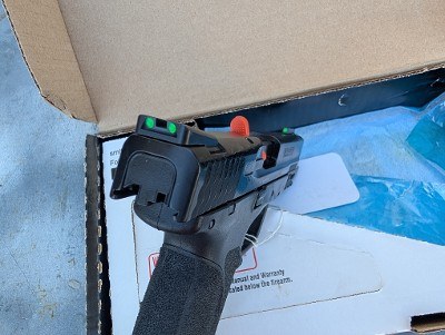 Pre-owned Smith & Wesson M&P2.0 9mm NTS Fiber Optic Sights - Image 3 of 3