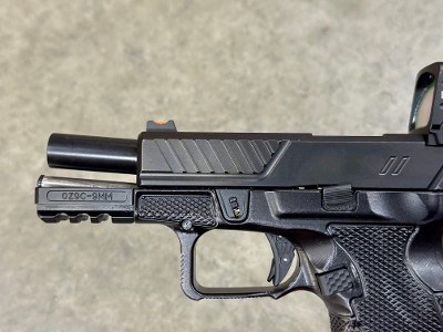 Zev Technologies OZ9C 9mm Icarus Precision Holosun HS507 Comp Extra Frames - Image 5 of 15