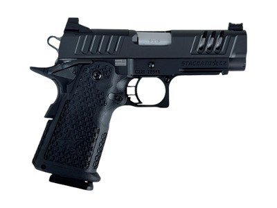 STI Staccato C2 DPO Tactical 9mm X-Serrations 16 Round Capacity Optics Ready 2011 - Image 1 of 2