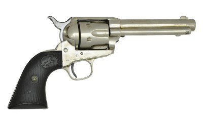 Colt Single Action Army Revolver .44-40 – Antique Black Powder Frame, Renickeled Finish, 1882 Production - Image 2 of 2