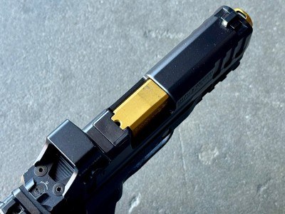 S&W Equalizer 9mm OR TS Holosun HS407K Gold Ported Barrel 13591 - Image 6 of 11