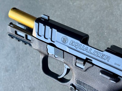 S&W Equalizer 9mm OR TS Holosun HS407K Gold Ported Barrel 13591 - Image 7 of 11