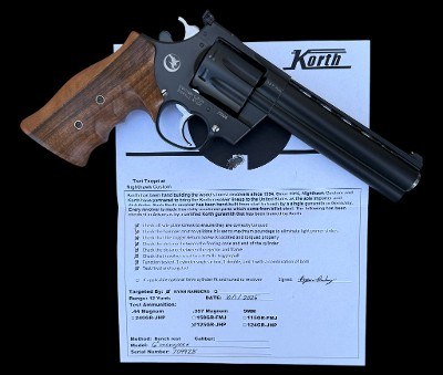 Nighthawk Korth Mongoose 357 Mag Turkish Walnut Grips 6
