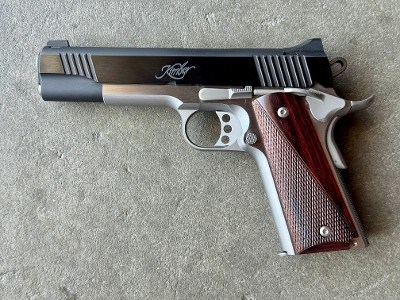 Kimber Custom II 1911 45 ACP 7rd Rosewood Stainless Two Tone Original Box - Image 2 of 12
