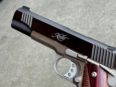 Kimber Custom II 1911 45 ACP 7rd Rosewood Stainless Two Tone Original Box - Image 6 of 12