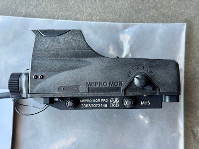 Meprolight MOR Pro 2.2 MOA Bullseye Reticle IR Laser Israeli Tavor X95 0687743 - Image 3 of 10
