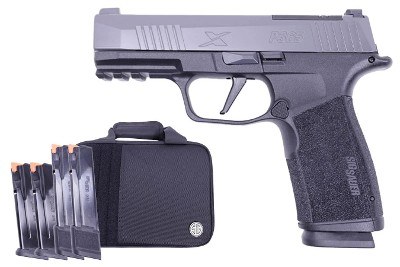 Sig Sauer P365 XMACRO 9mm Optic Ready TacPro Bundle with Five Magazines and Savior Bag - Image 3 of 3