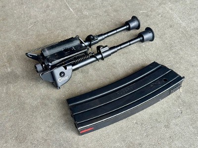 Ruger Mini-14 Ranch Rifle .223 Rem 18.5” Stainless Wood Accu-Strut 1998 - Image 7 of 13