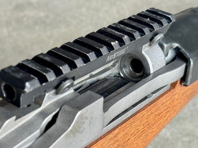 Ruger Mini-14 Ranch Rifle .223 Rem 18.5” Stainless Wood Accu-Strut 1998 - Image 8 of 13