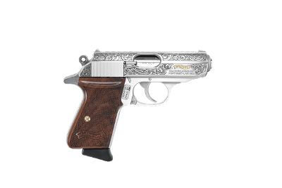 Walther PPK/S Stainless Steel 380 ACP Meister Gold Ribbon 4796016 - Image 1 of 3
