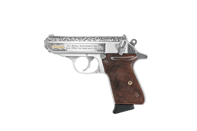 Walther PPK/S Stainless Steel 380 ACP Meister Gold Ribbon 4796016 - Image 2 of 3