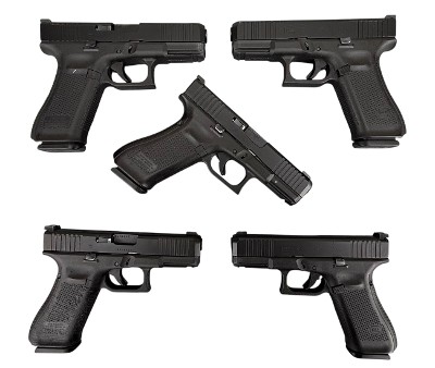 (1) Police Trade Glock 45 Gen 5 MOS 9mm 3-Dot Night Sights 17 Round Capacity - Image 1 of 2