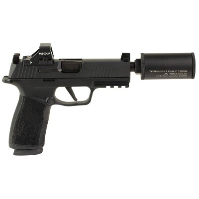 Sig Sauer P365 X-Macro Hush Puppy Project 2 9mm W/ Holosun 407K & Silencer / Suppressor - Image 2 of 2