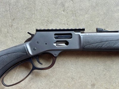 Henry Big Boy X Model H012X 44 Magnum Threaded Blued Synthetic Original Box - Image 4 of 11