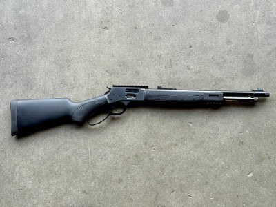 Henry Big Boy X Model H012X 44 Magnum Threaded Blued Synthetic Original Box - Image 10 of 11
