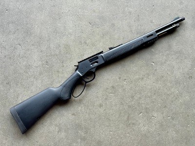 Henry Big Boy X Model H012X 44 Magnum Threaded Blued Synthetic Original Box - Image 1 of 11