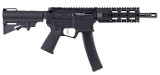 DPMS Kitty Kat 9mm A4 Slick Side Quad Rail 8
