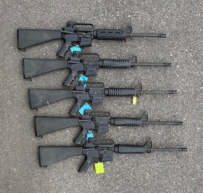 One (1) Police Trade Restricted Marked Bushmaster XM15-E2S 556 Nato Hand Select Available 16