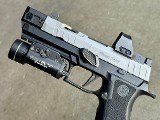 Sig Sauer P320 Custom Works Stainless Threaded HA Comp Romeo 1 TLR-1 HL - Image 10 of 13
