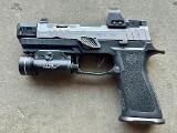 Sig Sauer P320 Custom Works Stainless Threaded HA Comp Romeo 1 TLR-1 HL - Image 2 of 13
