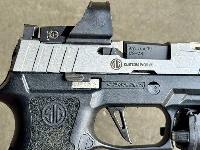 Sig Sauer P320 Custom Works Stainless Threaded HA Comp Romeo 1 TLR-1 HL - Image 13 of 13