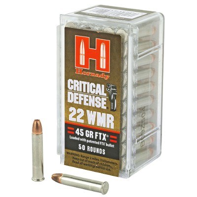 Hornady Critical Defense 22 Win Mag 45 grain FTX Box of 50 Rounds 83200 - Image 1 of 1