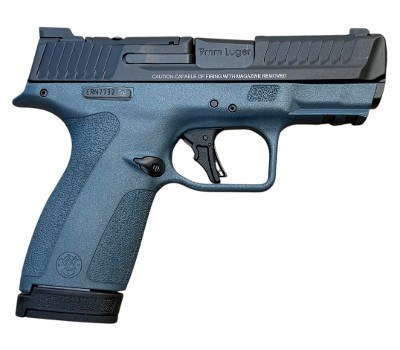 Smith & Wesson Shield X Blue Titanium 15 Rd Thumb Safety 14853 - Image 1 of 2