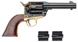 Pietta King Trio 38 Super 9mm & 357 Mag 3-Cylinders 4.75