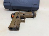 USED Sig Sauer P320 M18 XSeries RX 9mm Pistol with ROMEO-M17 Optic – Coyote Tan, 21+1 Capacity - Image 6 of 8