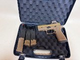 USED Sig Sauer P320 M18 XSeries RX 9mm Pistol with ROMEO-M17 Optic – Coyote Tan, 21+1 Capacity - Image 1 of 8
