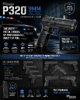 (1) One Police Trade Sig Sauer P320 9mm 17 Round Capacity - 5 of 5