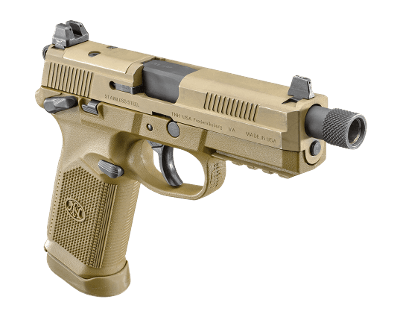 FN FNX-45T Tactical 45 ACP 15 RD FDE Night Sights FNX45 Ms 66968 - Image 4 of 5