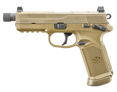 FN FNX-45T Tactical 45 ACP 15 RD FDE Night Sights FNX45 Ms 66968 - Image 1 of 5
