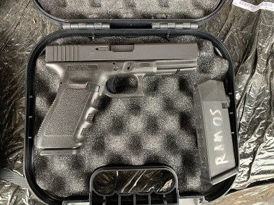 Used Glock 21 SF Police Trade In G21 45 ACP Night Sights - Image 1 of 7