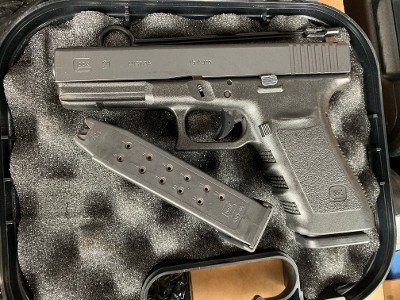 Used Glock 21 SF Police Trade In G21 45 ACP Night Sights - Image 7 of 7