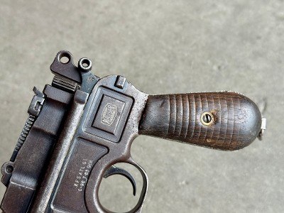 Mauser C96 Model 1930 Chinese Contract 7.63 Mauser Box Cannon Stock Holster Rig - Image 20 of 21