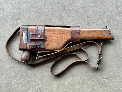 Mauser C96 Model 1930 Chinese Contract 7.63 Mauser Box Cannon Stock Holster Rig - Image 10 of 21