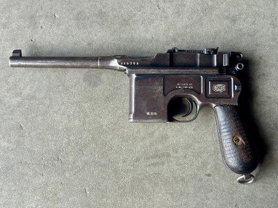 Mauser C96 Model 1930 Chinese Contract 7.63 Mauser Box Cannon Stock Holster Rig - Image 3 of 21