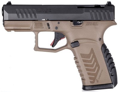 Derya Firearms DY9Z 9mm Brown / Black Optics Ready 15 Round Capacity DY9 DY9Z.TTBB.TR