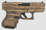 GLOCK 27 GEN 3 40 S&W BURNT BRONZE BATTLE WORN FLAG PI2750204-BBBWFLAG - Image 1 of 1
