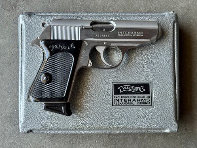 Walther PPK Stainless 380 ACP Interarms Original Box Excellent - Image 1 of 11