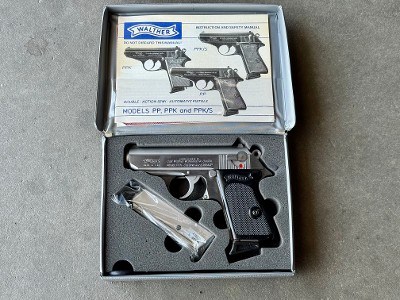 Walther PPK Stainless 380 ACP Interarms Original Box Excellent - Image 2 of 11
